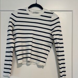 Abercrombie & Fitch striped fitted sweater